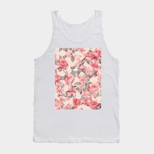 Floral Pattern Polygon style: Angular Petal Harmony Tank Top